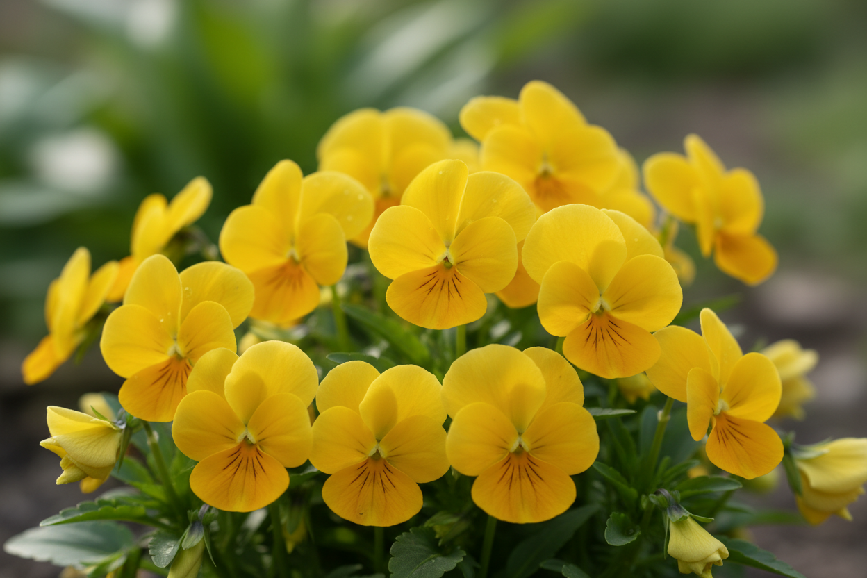 Viola cornuta Twix Yellow