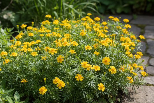 Tagetes tenuifolia Luna Lemon Yellow